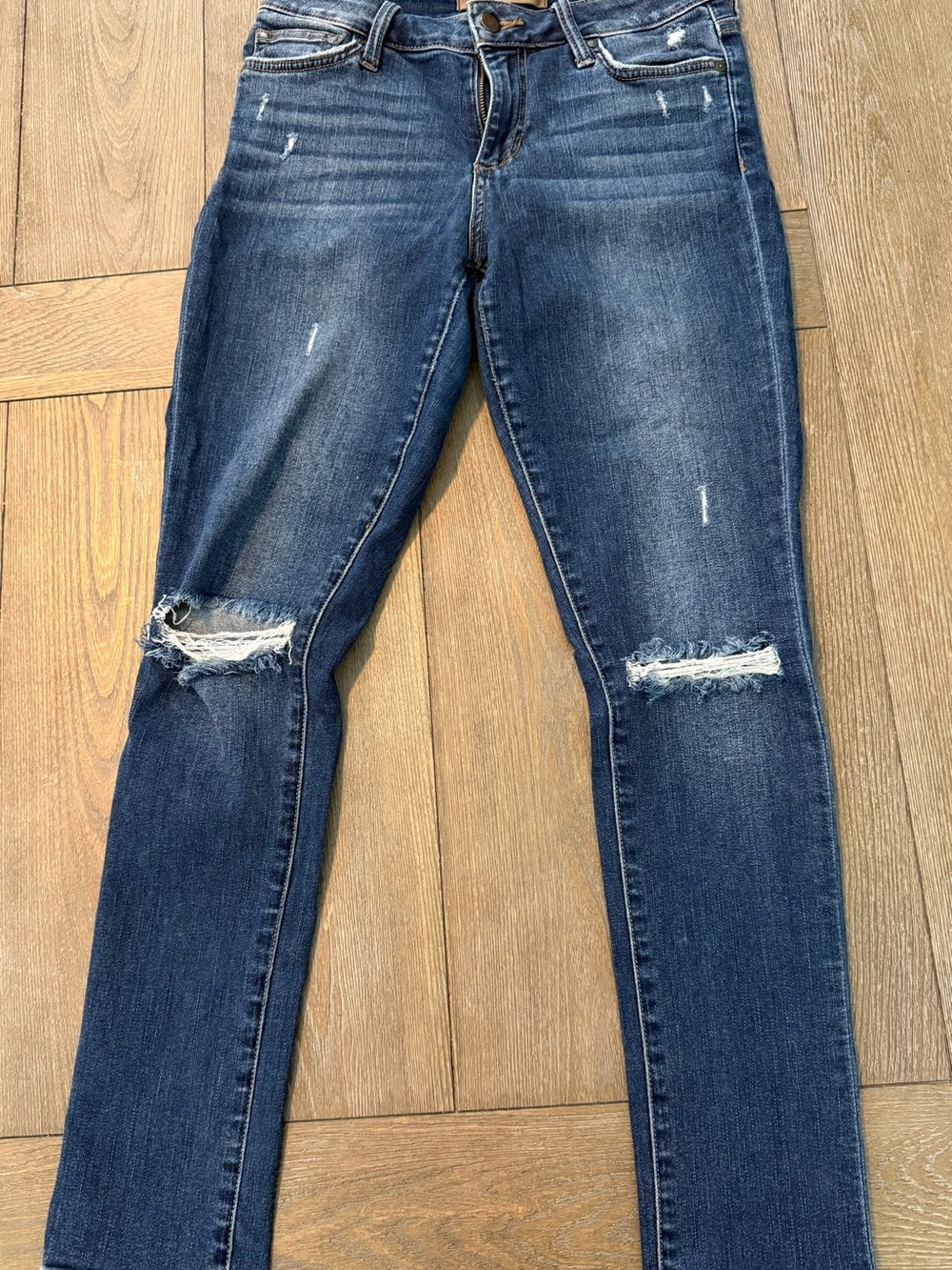 Joe's Jeans Dark Wash Ripped Knee Skinny Jeans Size 27